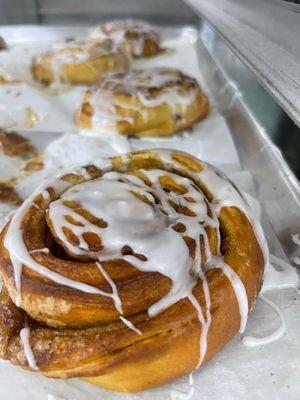 Cinnamon rolls made fresh in house every day!