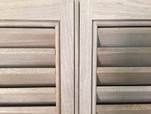 Sapele shutters