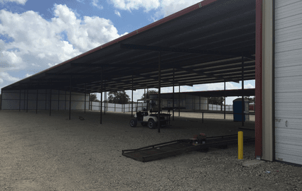 Covered Parking with Electricity for your RV, Boat, Vehicle or Trailer.
 
 We have all sizes & can accommodate up to a 14' x 85'.