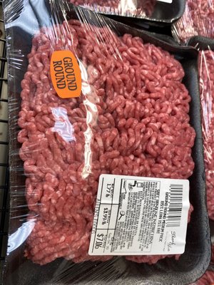 Ground Beef: $3.99/lb