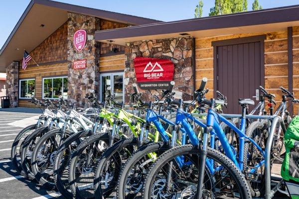 Rent bikes at the BBMR Visitor Center Shop.