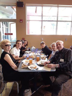 Family over for brunch at UCR