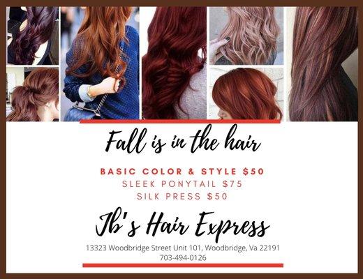 October Specials Ends 10/31/2020