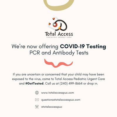 Total Access Pediatric Urgent Care - COVID-19 Testing