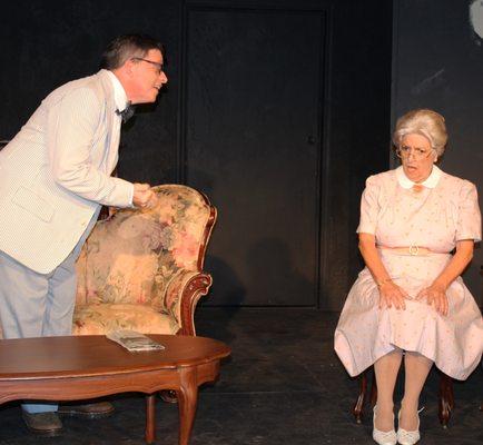 Ian Bisset and Paula Pender in Driving Miss Daisy. Playing thru January 19th.