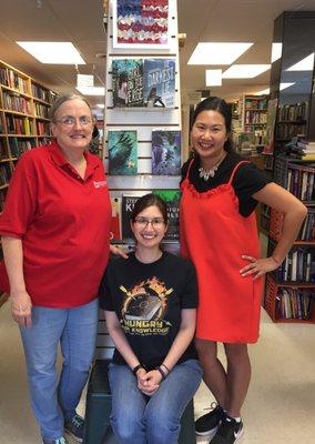 Joan, Jenn & author Pintip Dunn at her signing