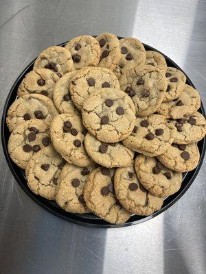 Mini Chocolate Chip Cookie Platter