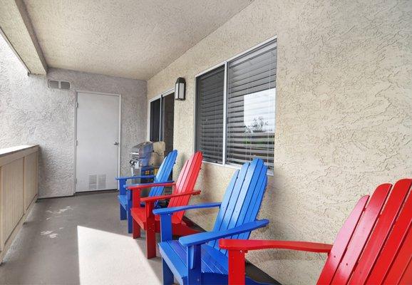 Beach Trail Bungalow balcony