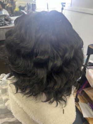 Full hairstyle sew in