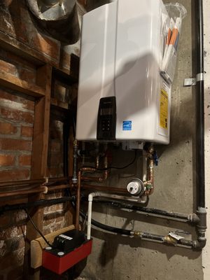 Navien Tankless water heater installations are our specialty! Call or text us for a quote today.