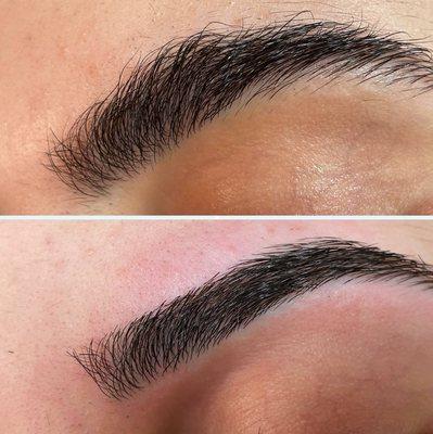 Transformed at The Spotlight Studio! Witness the magic of our eyebrow artistry. Elevate your look today with our expert touch.