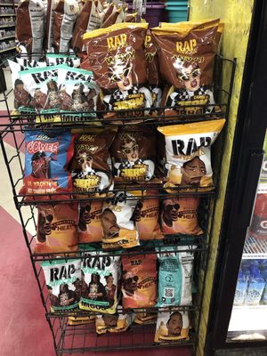 OMG  yes they do exist! That's Cardi B jerk bbq wavy potato chips.