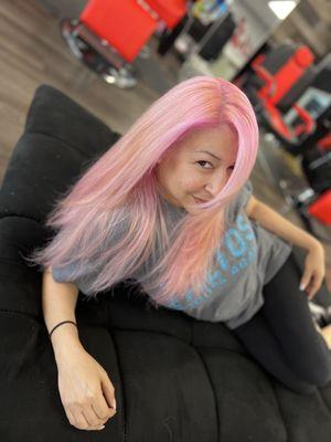 Pink hair don't care.