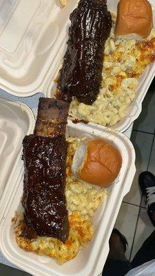 BBQ Beef Short Rib w/ Mac and Cheese