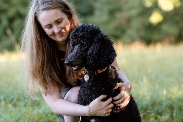 senior and dog session