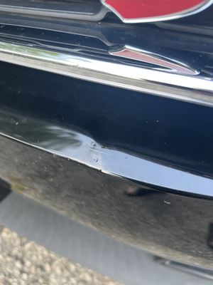 Chipping and dented front end