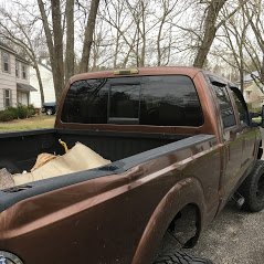 Damaged bed of a  F-250