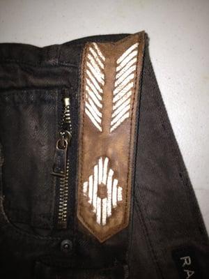 Hand Made leather trim