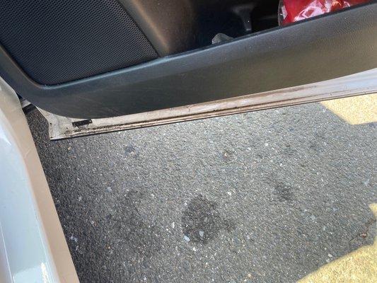 Dirty car door