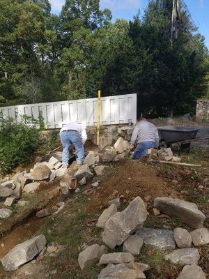 Stone walls and fences