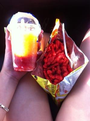 Mangonado & dressed hot Cheetos -- 6/10