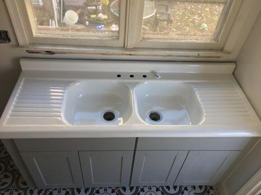 Sink reglaze - After