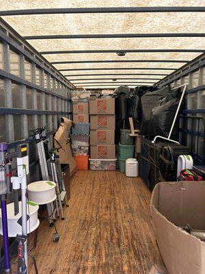 Loading of a truck