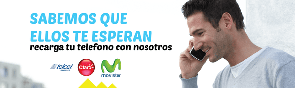 Envia Dinero a Mexico, Paga tus servicios y recarga tu teléfono. Tu Familia te espera!