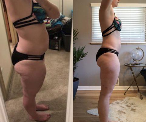 Just trying to get healthy, this client changed her life in 8 months