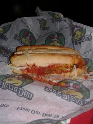 Well I just gotta check out something unknown  . Taco Hoagie  . .  . . NOW THAT'S SOMETHING DIFFERENT INDEED  !!