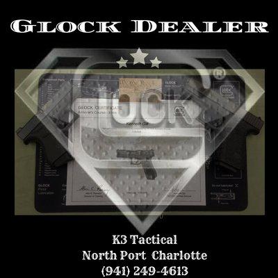 Glock Dealer offering a Full Line of Pistols, Parts, & Accessories