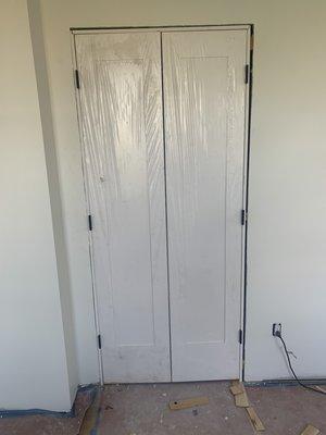 Installation of Closest Door