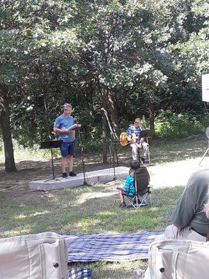 Annual Baptism and all church picnic on the lawn