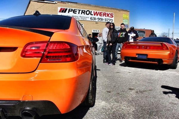 BMW 335i and NSX both PetrolWerks Customers