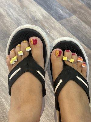 Pedi from GIGI ! Affordable and friendly!!