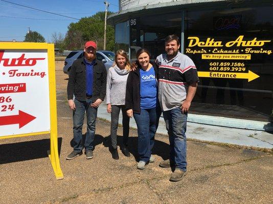 From left to right: Kody, Shelly, Kim, & Chris.