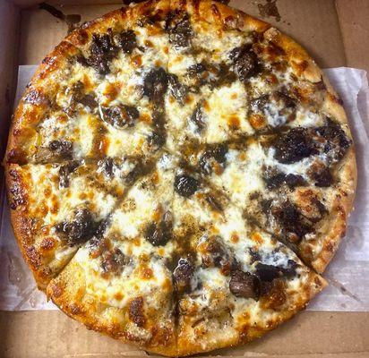 Oxtail pizza