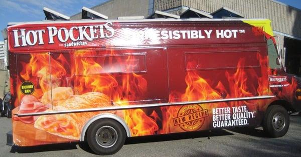 Hot Pockets Vehicle Wrap