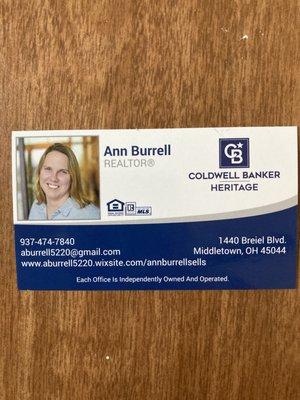 Ann Burrell  - Coldwell Banker Heritage