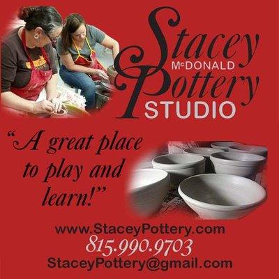 COME ENJOY OUR FULLY EQUIPPED POTTERY STUDIO Located in Historic Downtown Freeport IL