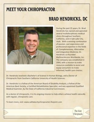 Clinic Director Dr. Brad Hendricks