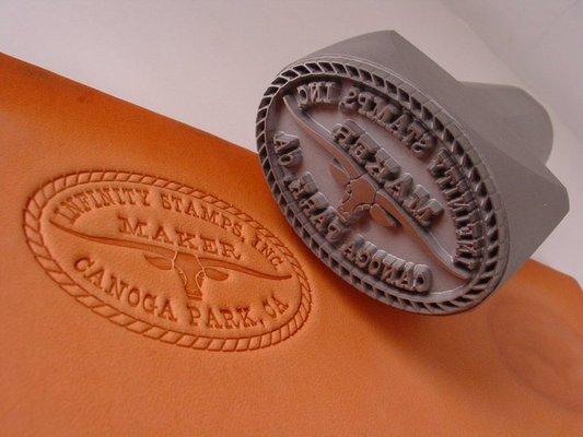 Custom Leather Maker Stamp