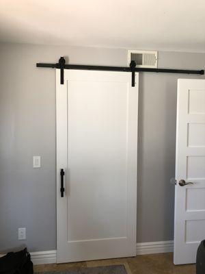 Shaker Barn door Installation