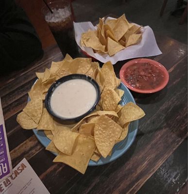 House-made Chips With Salsa & Queso Dip