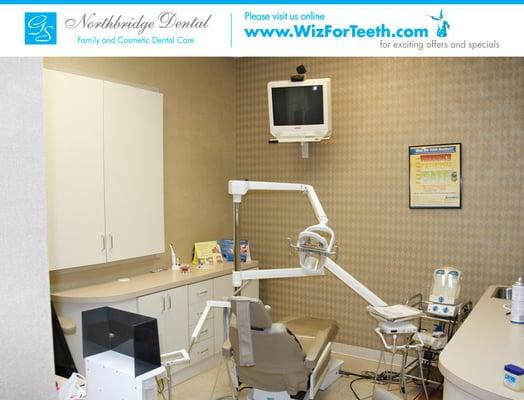 Northbridge Dental - One of the procedure rooms