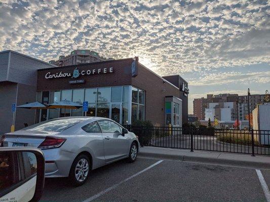 Cafe with drive-thru