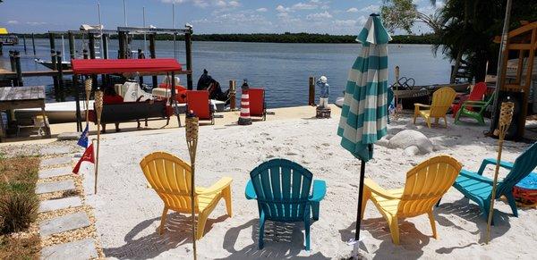 BEACH OVERLOOKING  GULF WATERS