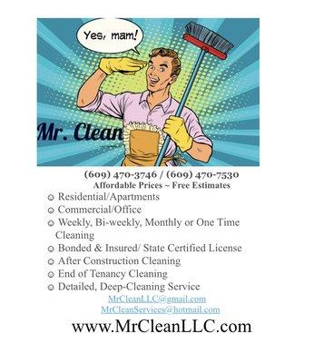 Mr. Clean Cleaning Service LLC