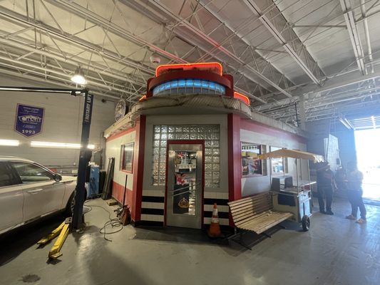 Tere's Kitchen At The Shelby Shack Inside Casa Ford Service Center.