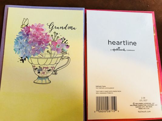 Wow - $2/$1.00 new Hallmark line of cards!!!!